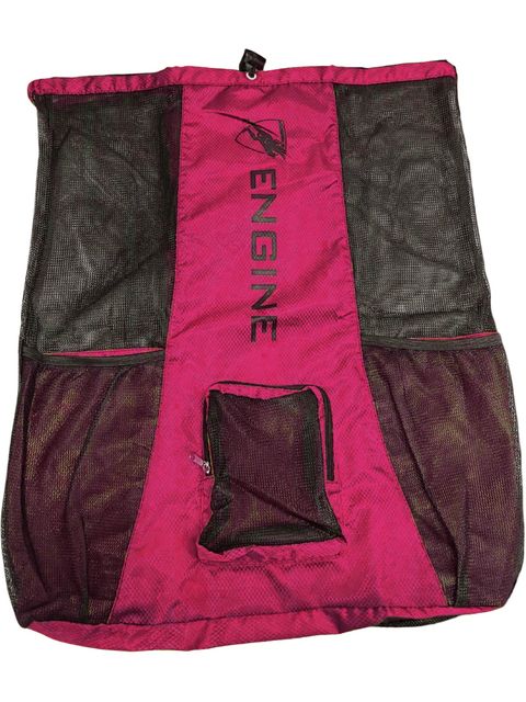 Engine Mesh Backpack - Maroon