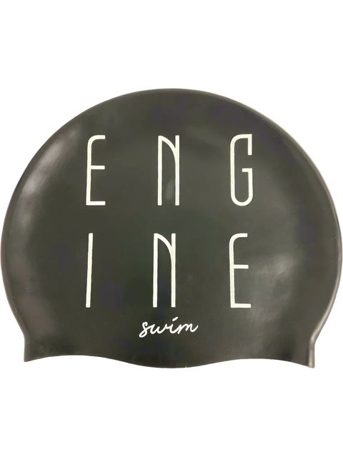 Engine Tower Swim Cap - Black
