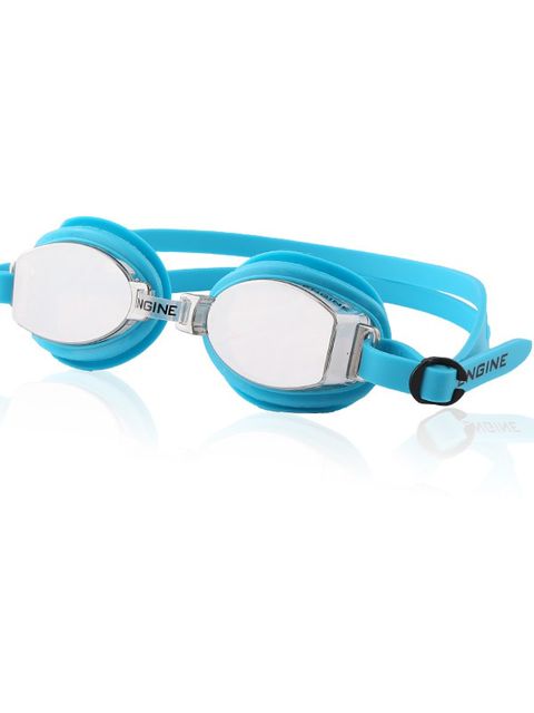 Engine Turbine Mirrored Goggles - Blue