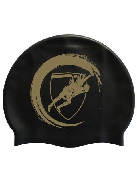 Engine Wave Swim Cap - Black