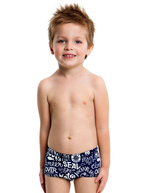 Funky Trunks Read The Sign Toddler Boys Trunks