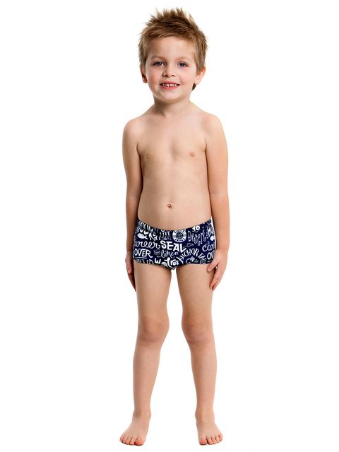 Funky Trunks Read The Sign Toddler Boys Trunks