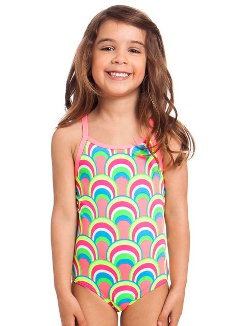 Funkita Sea Shells Toddler Girls One Piece Swimsuit