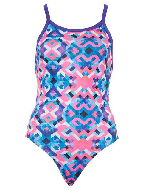 Finz Kool Kalaiedoscope Girls One Piece