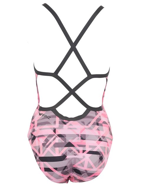 Finz Pretty in Pink Girls One Piece