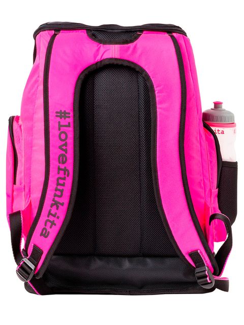 Funkita Backpack Features shown in Still Pink Colour