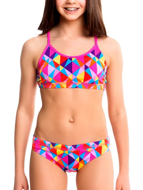 Funkita Prism Collision Girls Sports Bikini