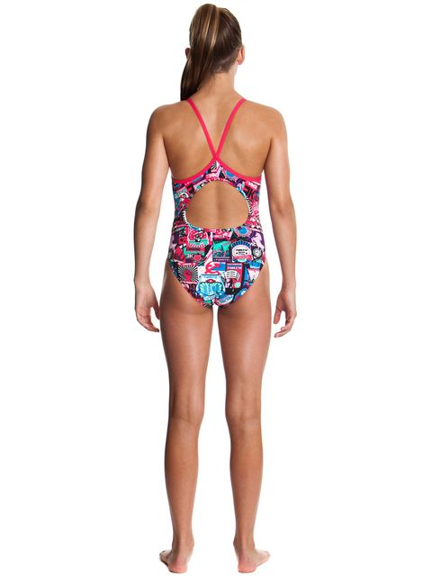 Funkita Candy Comrade Girls One Piece Swimsuit