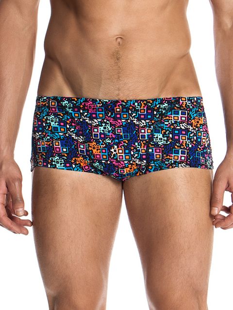 Funky Trunks QR Crazy Mens Trunks Front