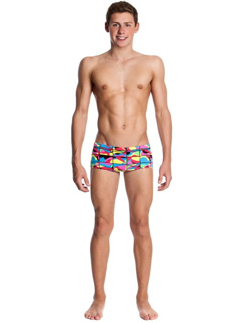 Funky Trunks Colour Frame Boys Trunks Front