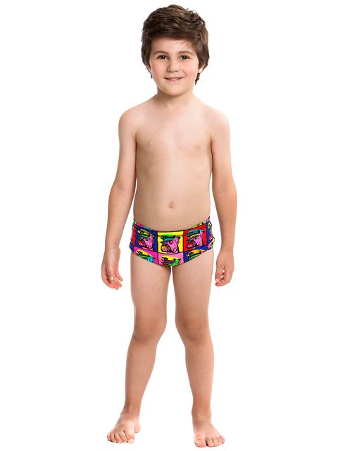 Funky Trunks Bad Boy Boxer Toddler Boys Trunks