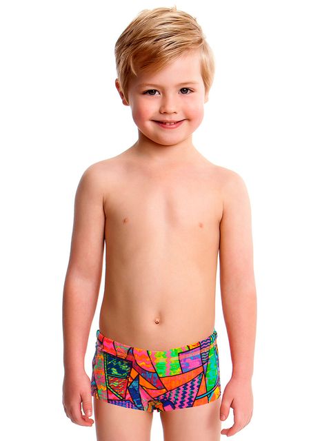 Funky Trunks Cubism Chaos Toddler Boys Trunks