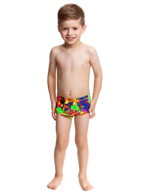 Funky Trunks Liquified Toddler Boys Trunks Front Full