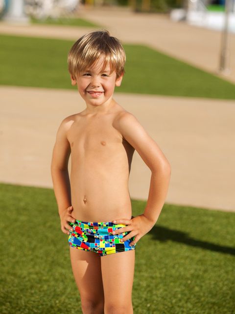 Funky Trunks Rubiks Runner Toddler Boys Trunks Lifestyle 1