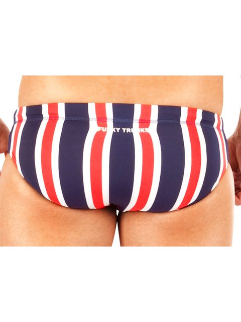 Funky Trunks Func Kennedy Stripe Briefs