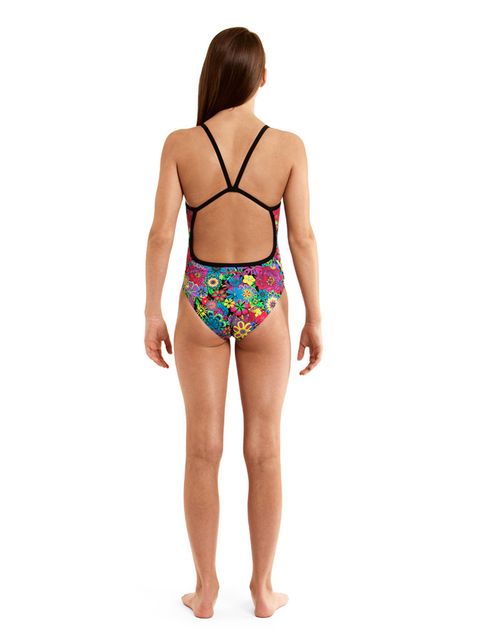 Funkita Ikebana Black Girls One Piece Swimsuit