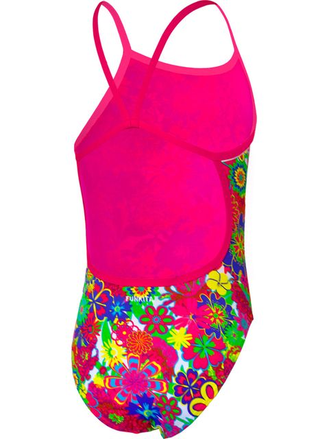 Funkita Snow Blossom Girls One Piece Swimsuit