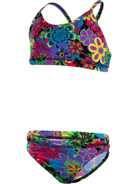 Funkita Ikebana Black Girls Sports Bikini