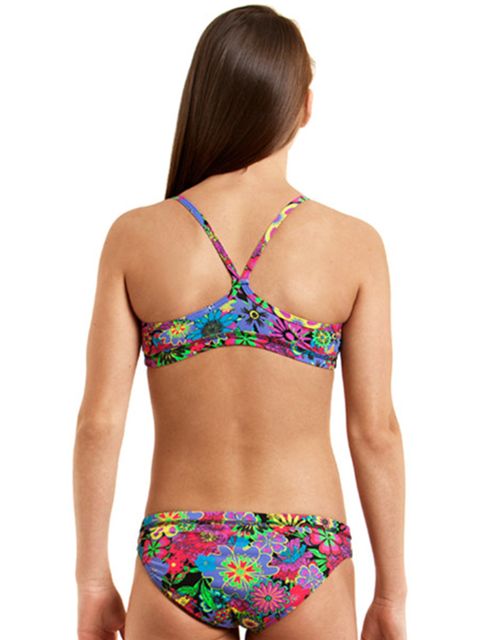 Funkita Ikebana Black Girls Sports Bikini