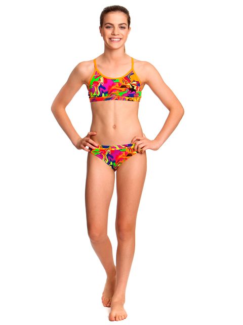 Funkita Liquified Girls Sports Bikini