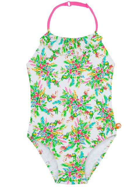 Escargot Springtime Halter Toddler Girls One Piece 3