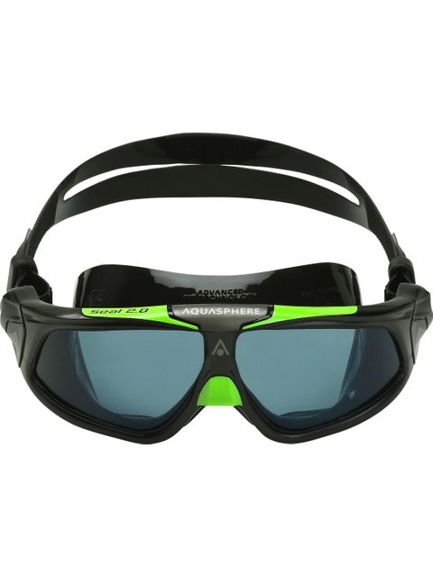 Aqua Sphere Seal 2.0 Swim Mask - Smoke/Black/Green