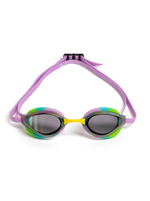 Arena Python Goggles - Green Mirror/Violet/Green