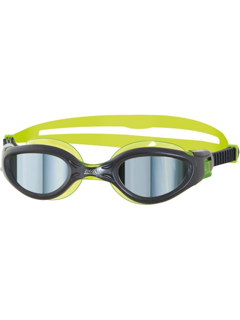 Zoggs Phantom Elite Junior Goggles - Mirror/Gun Metal/Green