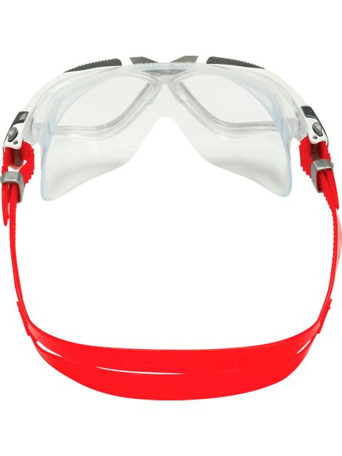 Aqua Sphere Vista Swim Mask - Clear/White/Red/Grey