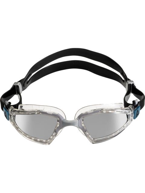 Aqua Sphere Kayenne Pro Goggles - Silver Titanium Mirror/Transparent/Grey