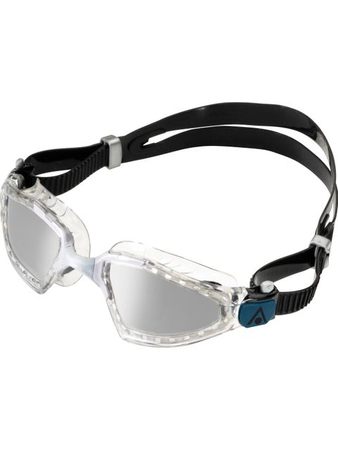 Aqua Sphere Kayenne Pro Goggles - Silver Titanium Mirror/Transparent/Grey