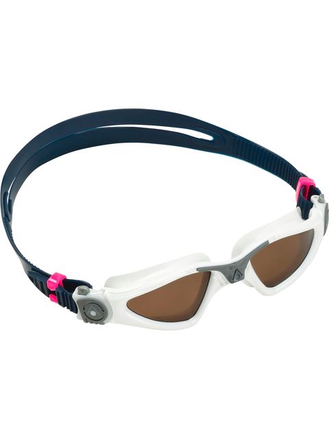 Aqua Sphere Kayenne Compact Goggles - Brown Polarise/White/Grey
