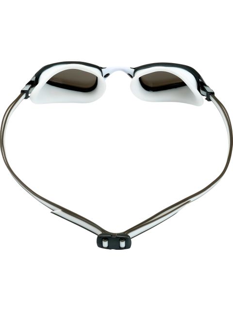 Aqua Sphere Fastlane Goggles - Silver Titanium Mirror/White/Grey