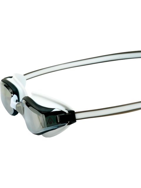 Aqua Sphere Fastlane Goggles - Silver Titanium Mirror/White/Grey