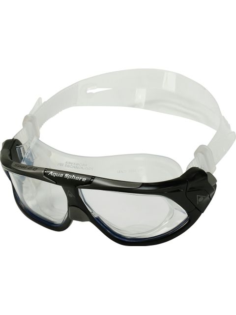 Aqua Sphere Seal 2.0 Swim Mask - Clear/Black/Grey
