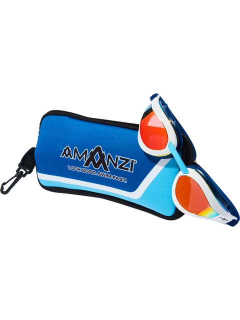 AMANZI Dominate Goggles - Sunset Mirror/White/Indigo