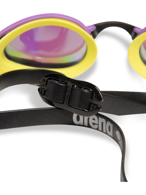 Arena Cobra Ultra Swipe Goggles - Emerald Mirror/Plum/Lime