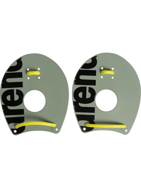 Arena Elite 2 Hand Paddles - Sage/Lime
