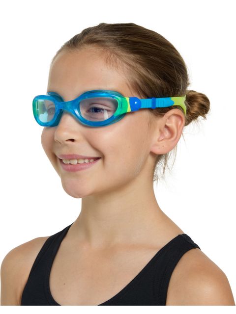Zoggs Phantom 2.0 Junior Goggles - Clear/Light Blue/Lime