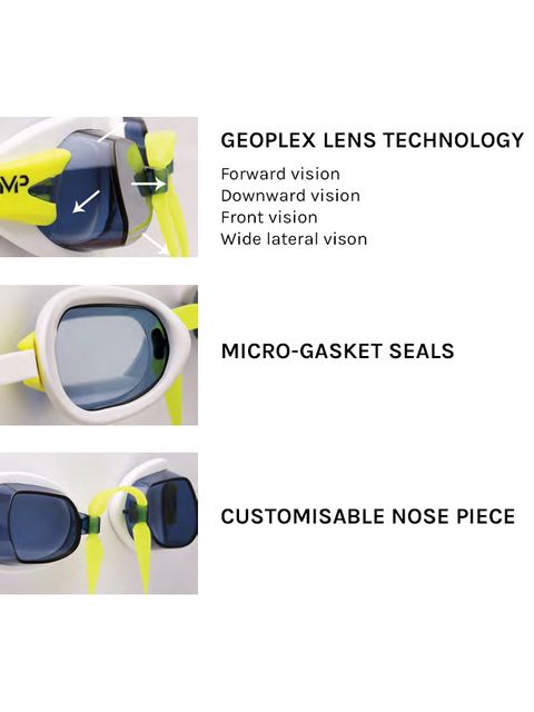 Michael Phelps Chronos Clear Goggles - Blue