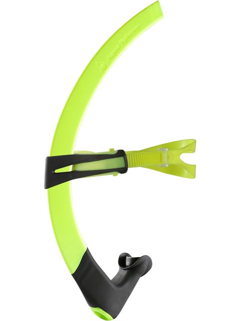 Michael Phelps Focus Centre Snorkel Small Fit - Neon & Black