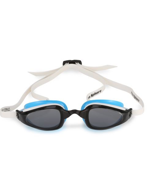 Michael Phelps K180 Smoke Goggles - White & Bahia