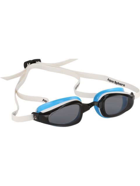Michael Phelps K180 Smoke Goggles - White & Bahia