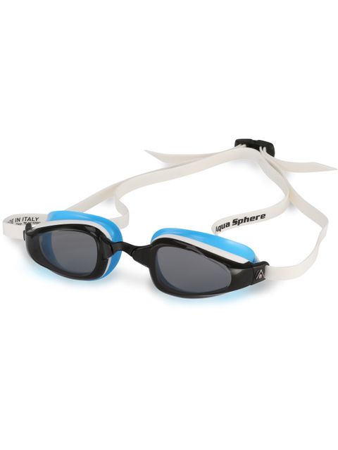 Michael Phelps K180 Smoke Goggles - White & Bahia