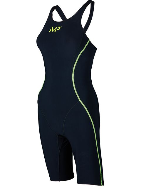 Michael Phelps MPulse Junior Black & Yellow Kneelength