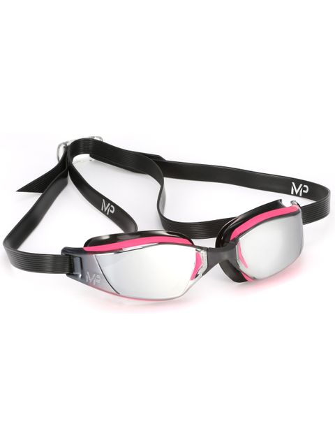 Michael Phelps XCEED Ladies Mirrored Goggles - Pink & Black