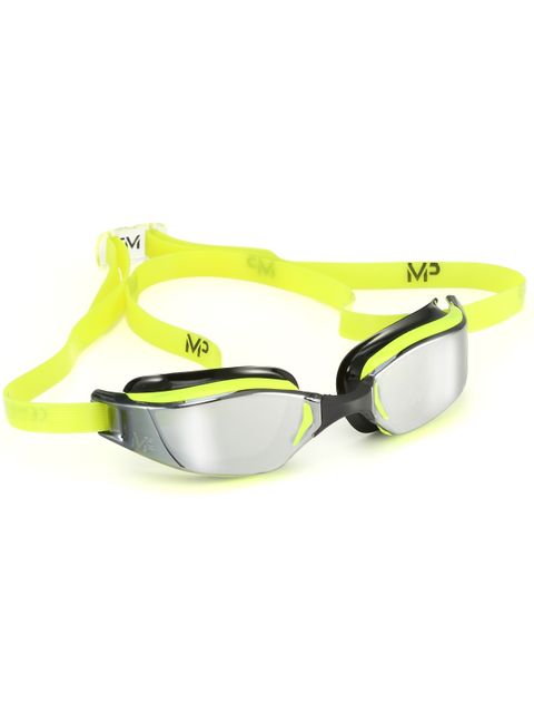 Michael Phelps XCEED Mirrored Goggles - Yellow & Black