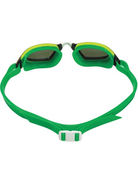 Michael Phelps XCEED Titanium Mirrored Goggles - Yellow & Green