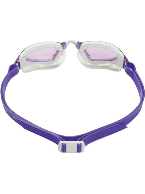 Michael Phelps Xceed Goggles - Titanium Mirrored/White/Purple