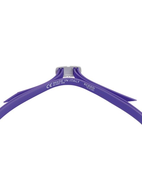 Michael Phelps Xceed Goggles - Titanium Mirrored/White/Purple